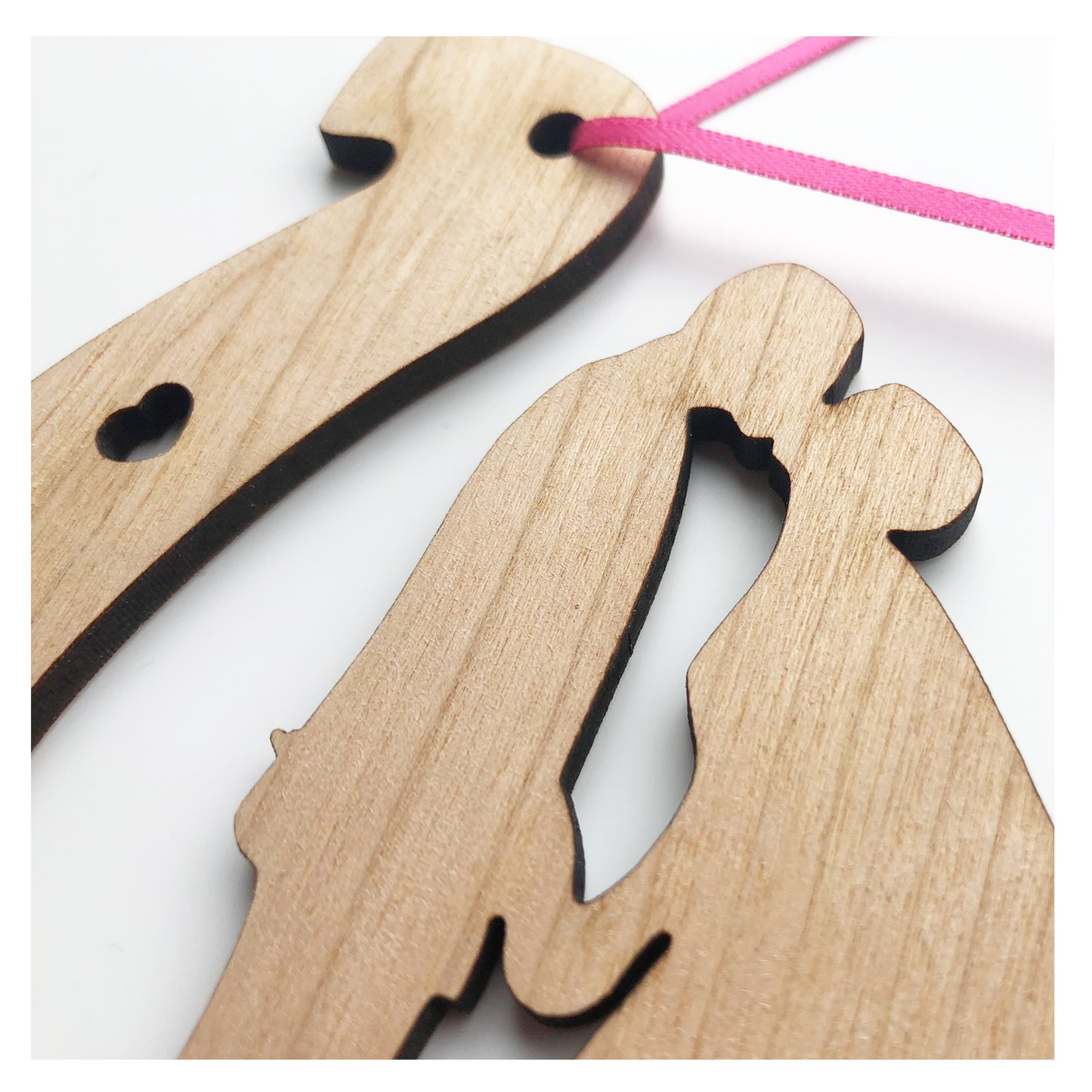 Perfect Wedding Gift Personalised Wooden Lucky Horseshoe Bride and Groom Present - Various Ribbon Colours Available